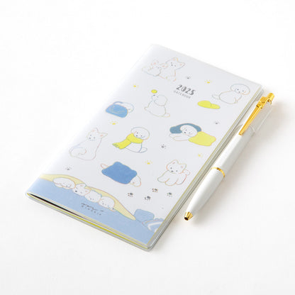 MIDORI 2025 Pocket Diary Slim Dog