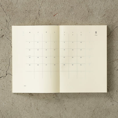 MIDORI MD 2025 Notebook Diary A5