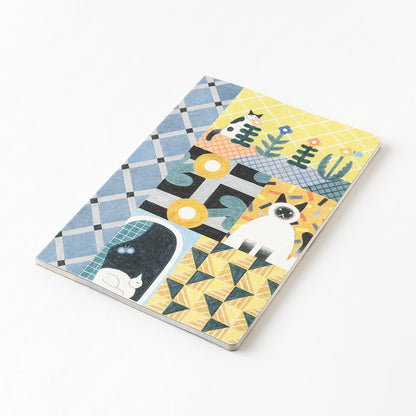 MIDORI Yuru Log Notebook B6 Cat