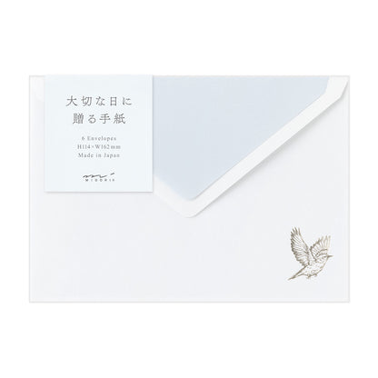 MIDORI Envelope 162x114mm For Precious Day Bird