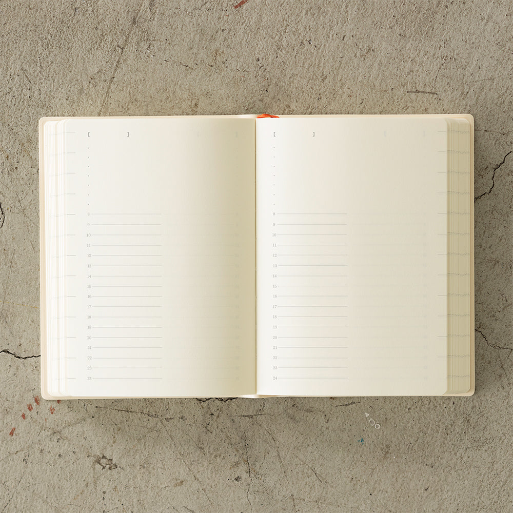 MIDORI MD 2025 Notebook Diary A6 1 Day 1 Page