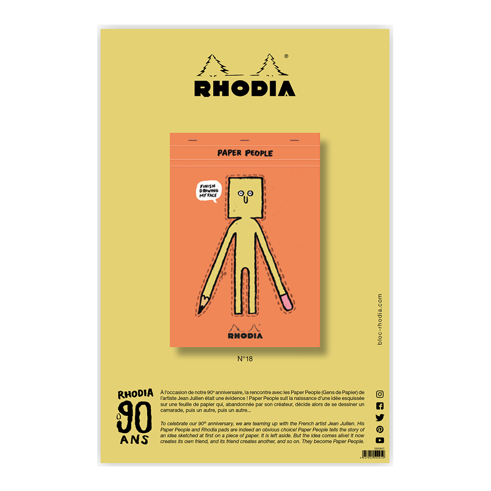 RHODIA x JEAN JULIEN 90th Anniversary Limited Edition No.18 Poster