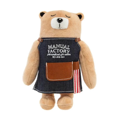 LOG-ON Manual Factory Bear Plush