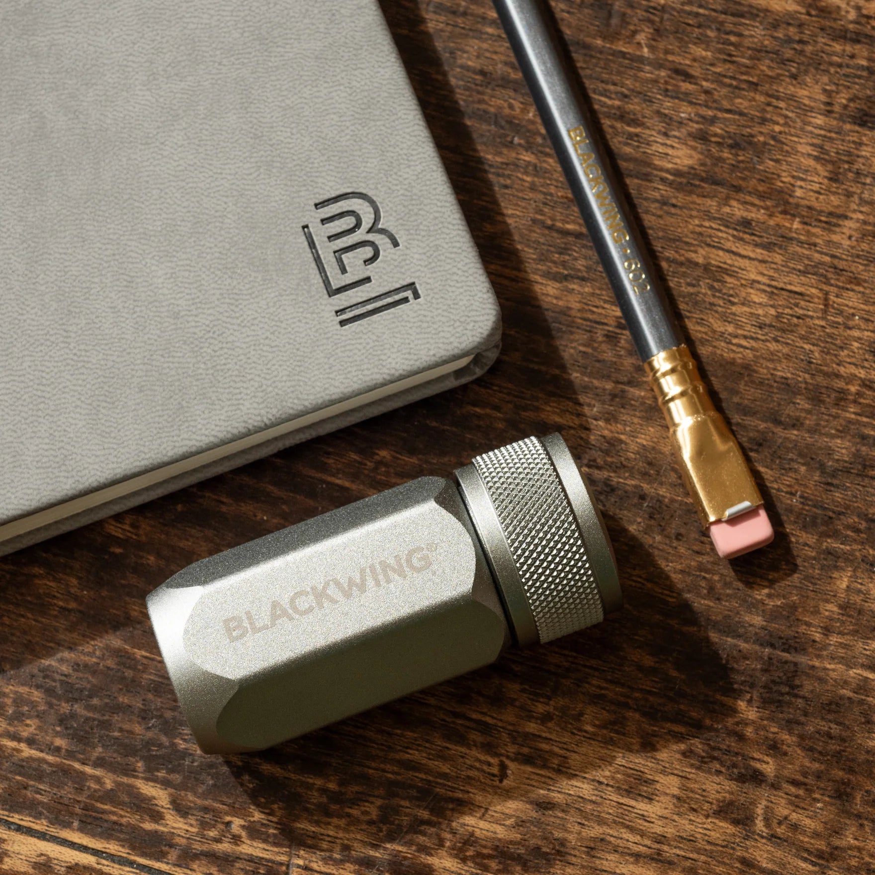 Blackwing One-Step Long Point Sharpener - Grey