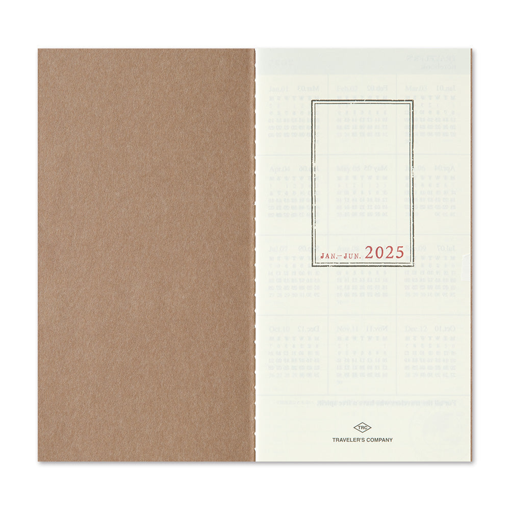 TRAVELERS Notebook 2025 Regular Weekly+Memo Refill