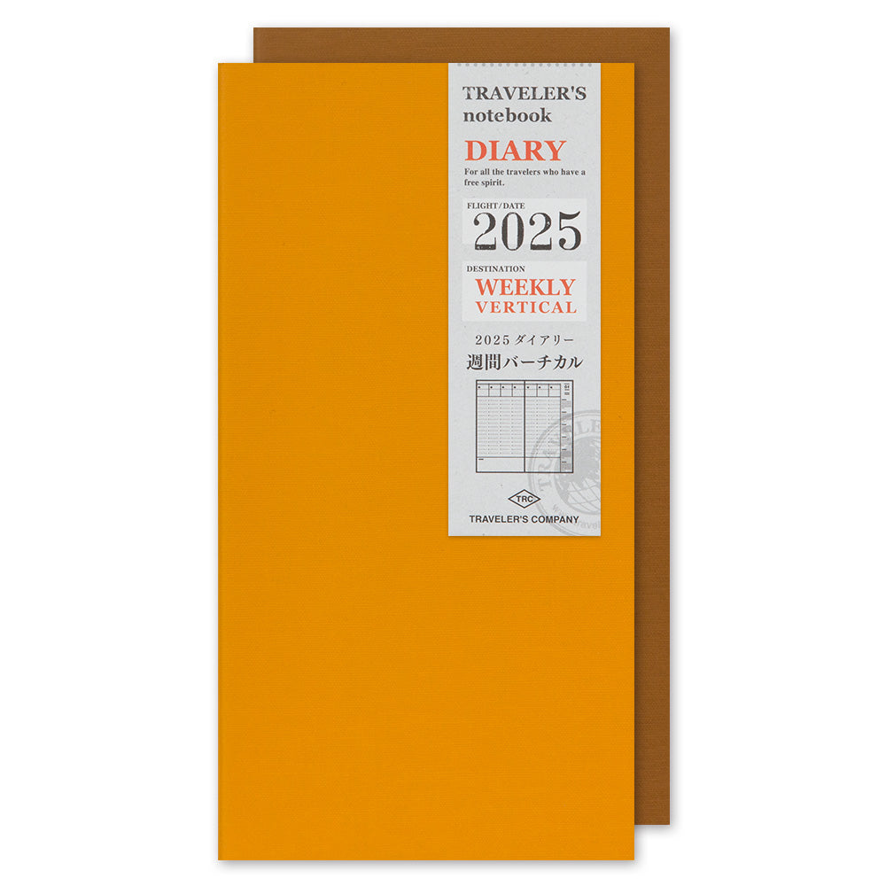 TRAVELERS Notebook 2025 Regular Weekly Vertical Refill