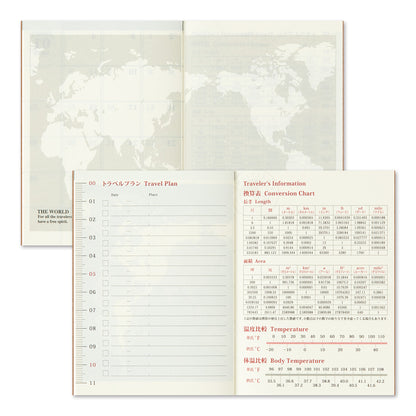 TRAVELERS Notebook 2025 Passport Monthly Refill