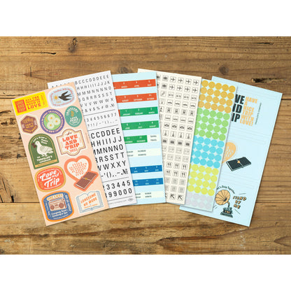 TRAVELERS Notebook 2025 Customized Sticker Set for Diary