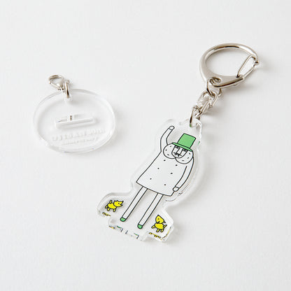 MIDORI Ojisan 30th Anniversary LE Keychain Hi!