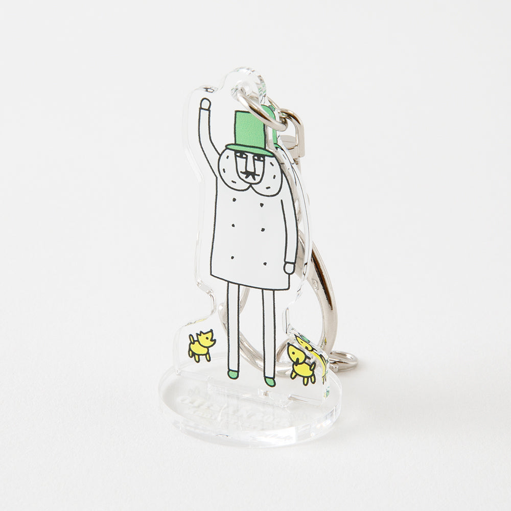 MIDORI Ojisan 30th Anniversary LE Keychain Hi!