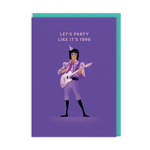 OHH DEER Card Prince Let's Party