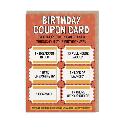 OHH DEER Card Birthday Week Coupon