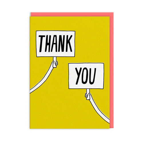 OHH DEER Card Thank You Signs