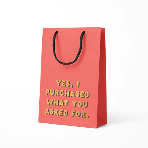 OHH DEER Gift Bag S What You Asked For