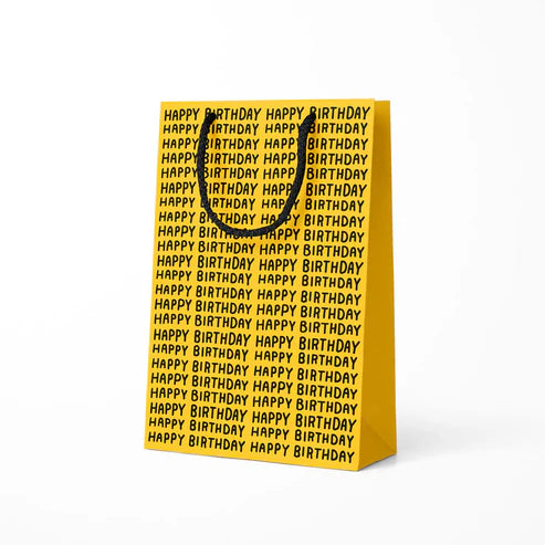 OHH DEER Gift Bag S Happy Birthday Repeat