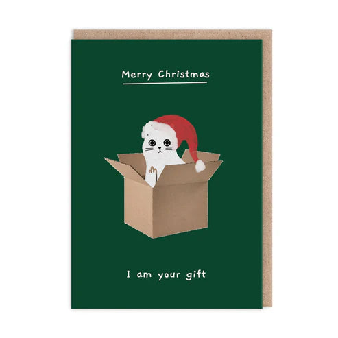 OHH DEER Card Christmas Merry Christmas I Am Your Gift