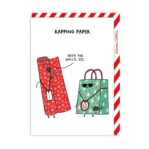 OHH DEER Card Christmas Rapping Paper