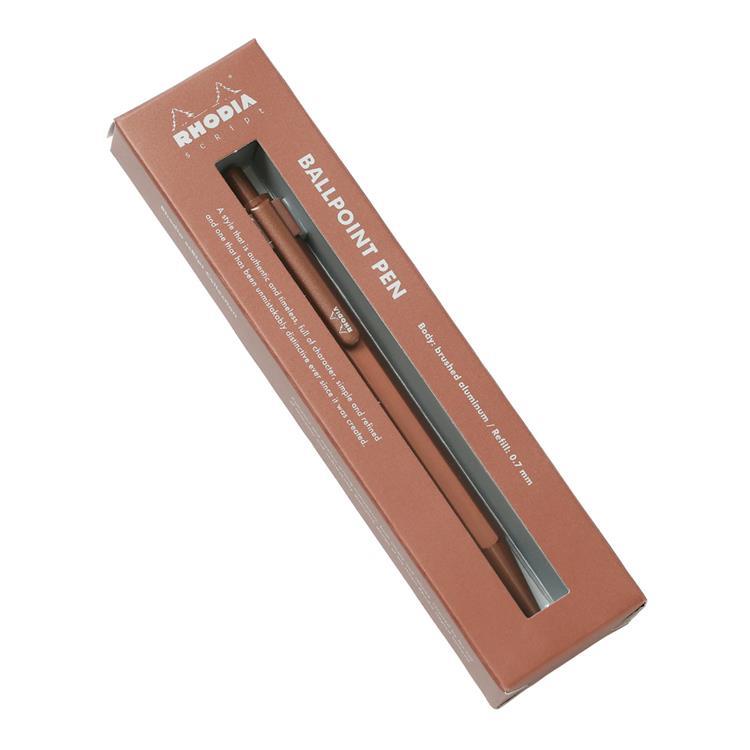 RHODIA scRipt 0.7mm Ball Pen Brown