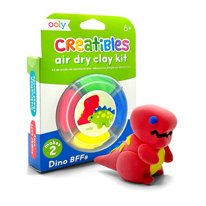 OOLY Creatibles Mini Air Dry Clay Kit Dino BFFs