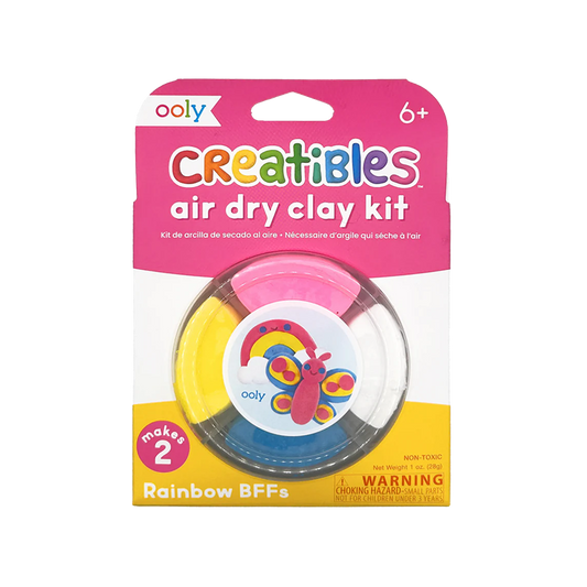 OOLY Creatibles Mini Air Dry Clay Kit Rainbow BFFs