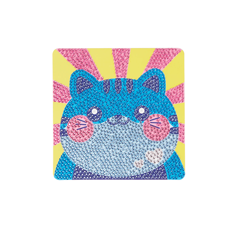 OOLY Razzle Dazzle DIY Mini Gem Art Kit - Cutesy Cat