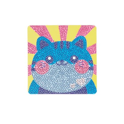 OOLY Razzle Dazzle DIY Mini Gem Art Kit - Cutesy Cat