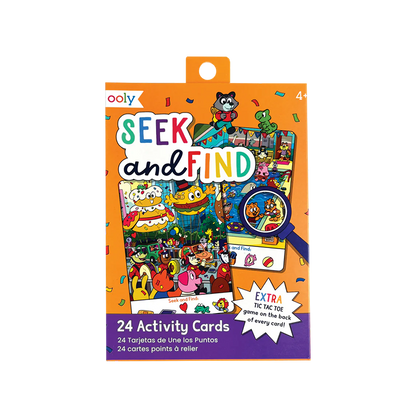 OOLY Paper Games Activity Cards Seek & Find