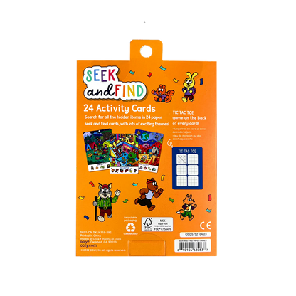 OOLY Paper Games Activity Cards Seek & Find