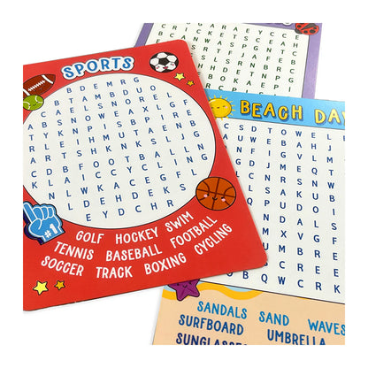 OOLY Paper Games Activity Cards Word Search