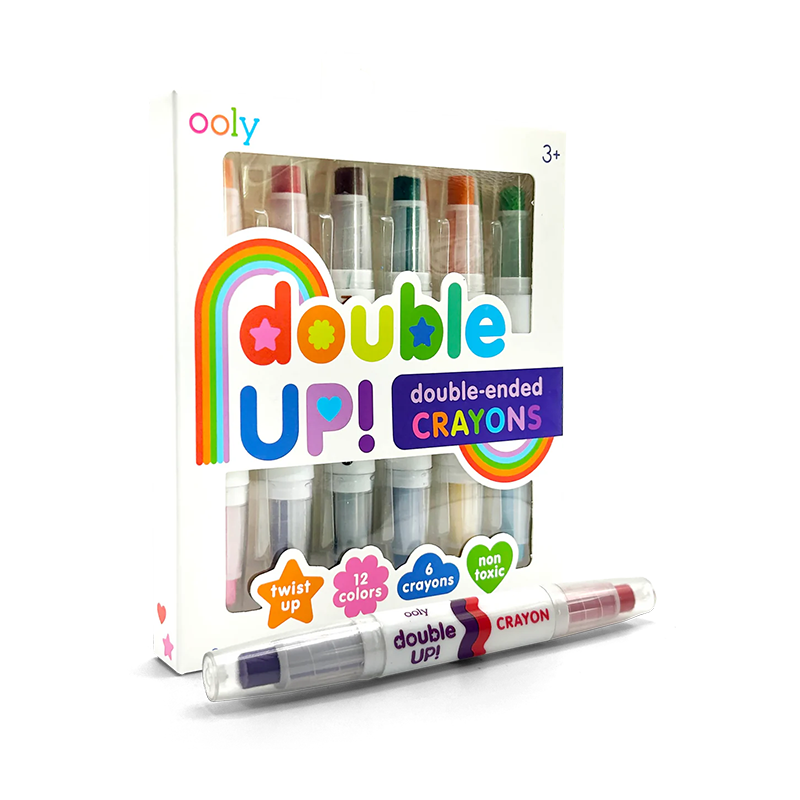 OOLY Double Up! Double-Ended Crayons - Set of 6