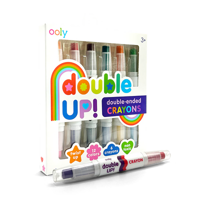 OOLY Double Up! Double-Ended Crayons - Set of 6