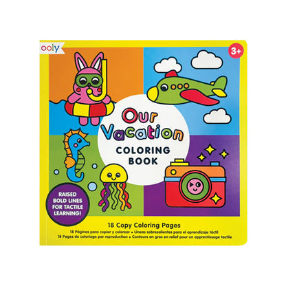 OOLY Our Vacation Copy Coloring Book