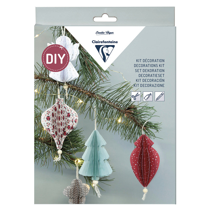 CLAIREFONTAINE Creative Kit Christmas Decorations