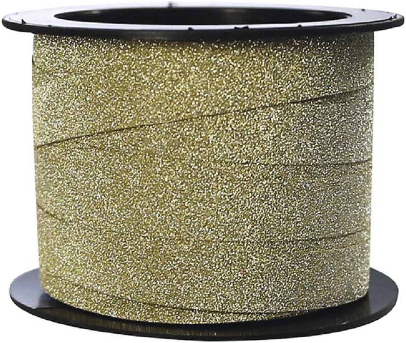 CLAIREFONTAINE Glitter Paper Ribbons 10mmx10M 1s-Gold