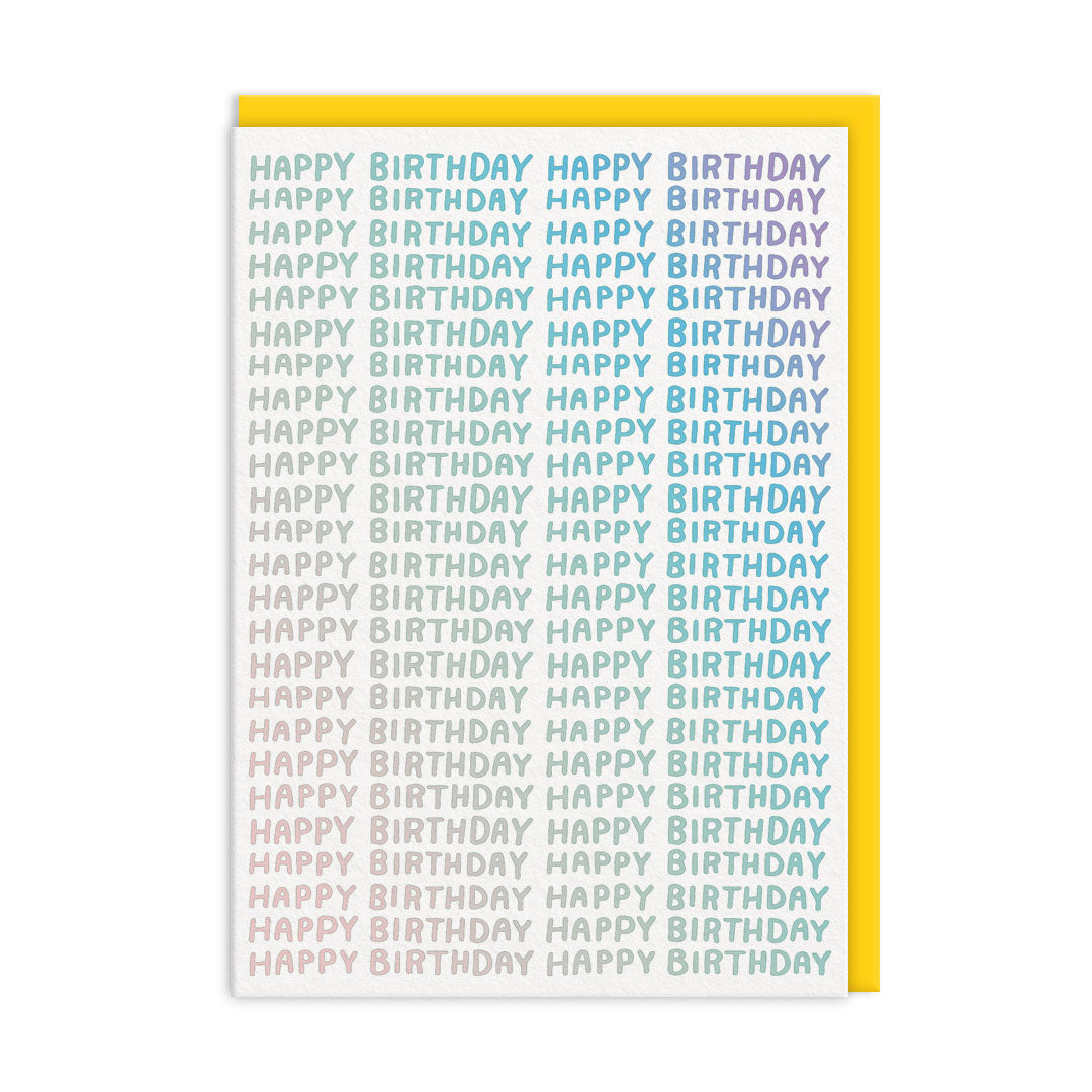 OHH DEER Card Birthday On Repeat Happy Birthday