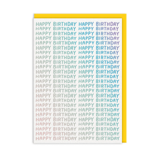 OHH DEER Card Birthday On Repeat Happy Birthday