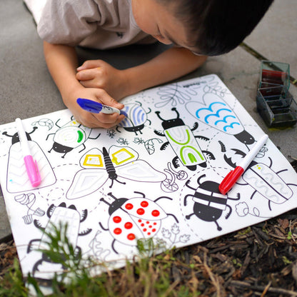 HeyDoodle Sensory Mats-Busy Bugs