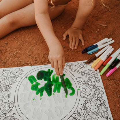 HeyDoodle Sensory Mats-Alphabet Soup