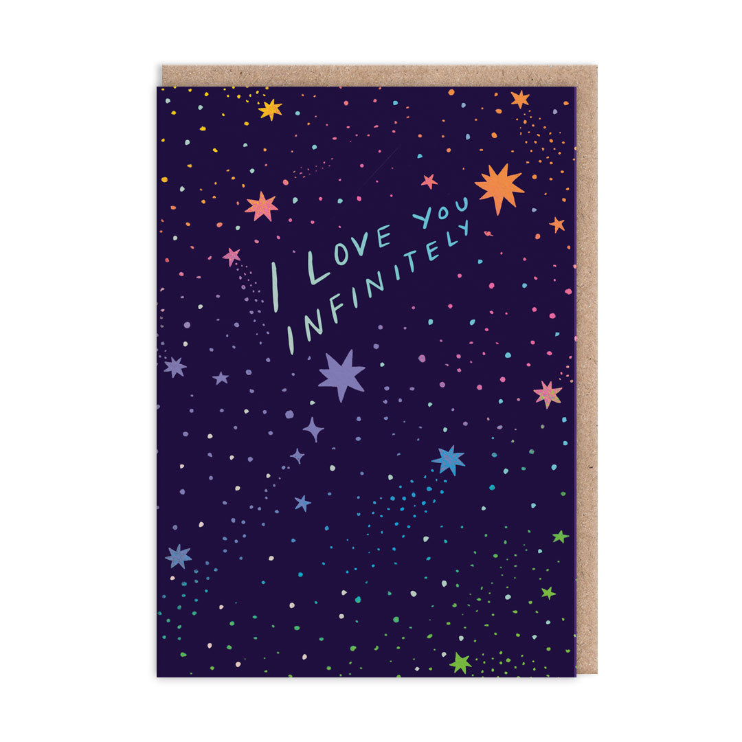 OHH DEER Card Valentines I Love You Infinitely