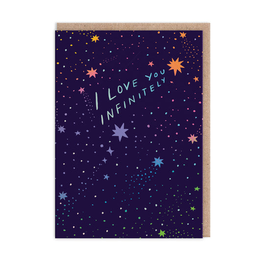 OHH DEER Card Valentines I Love You Infinitely