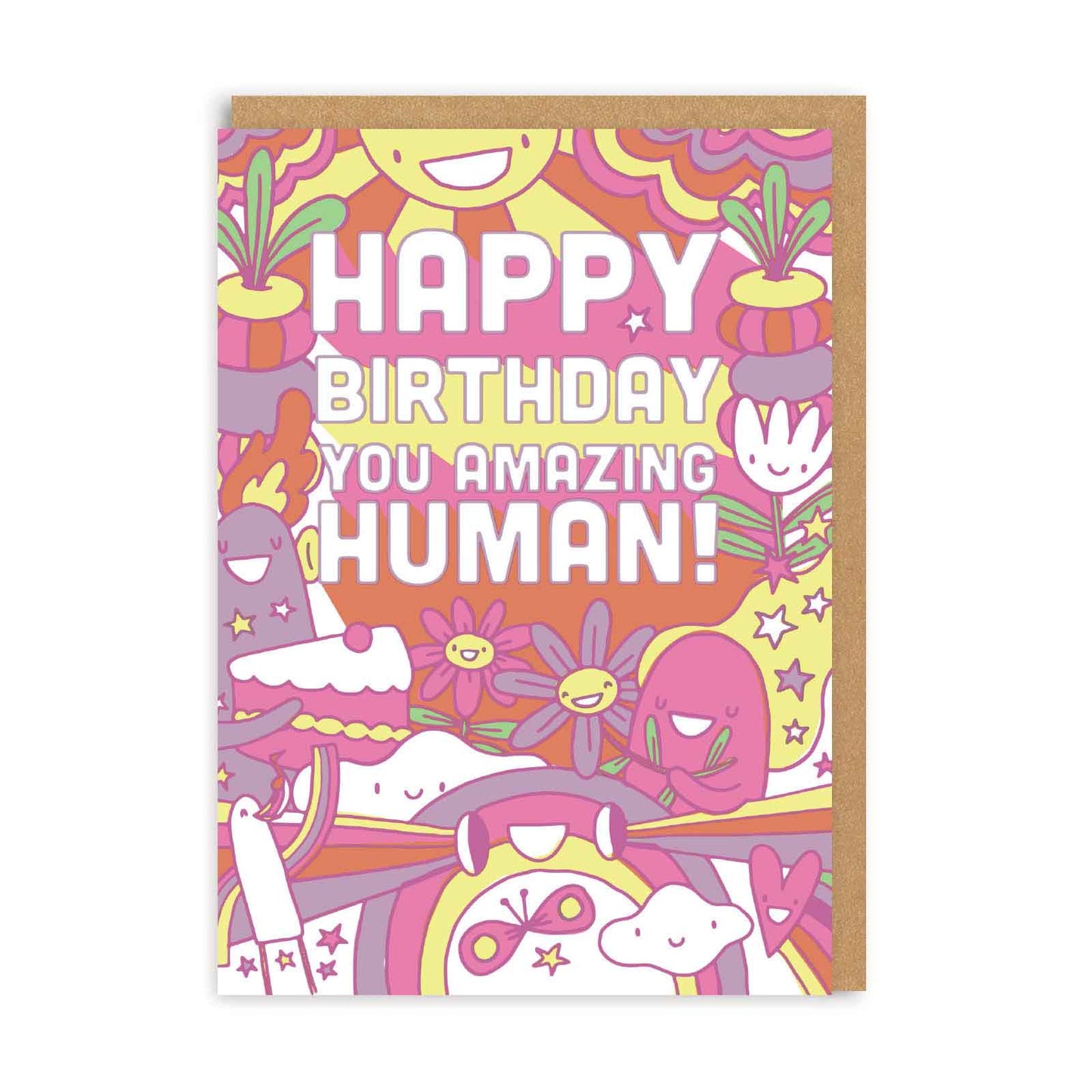 OHH DEER Card Birthday You Amazing Human