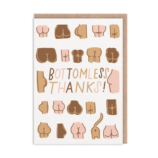 OHH DEER Card Thank You Bottomless