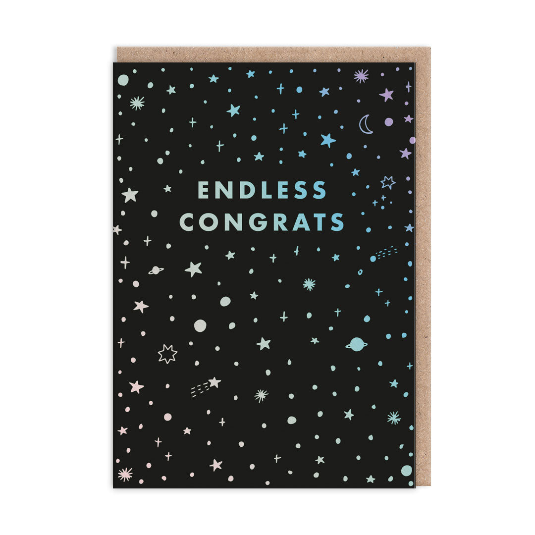 OHH DEER Card Congratulations Endless Congrats Stars