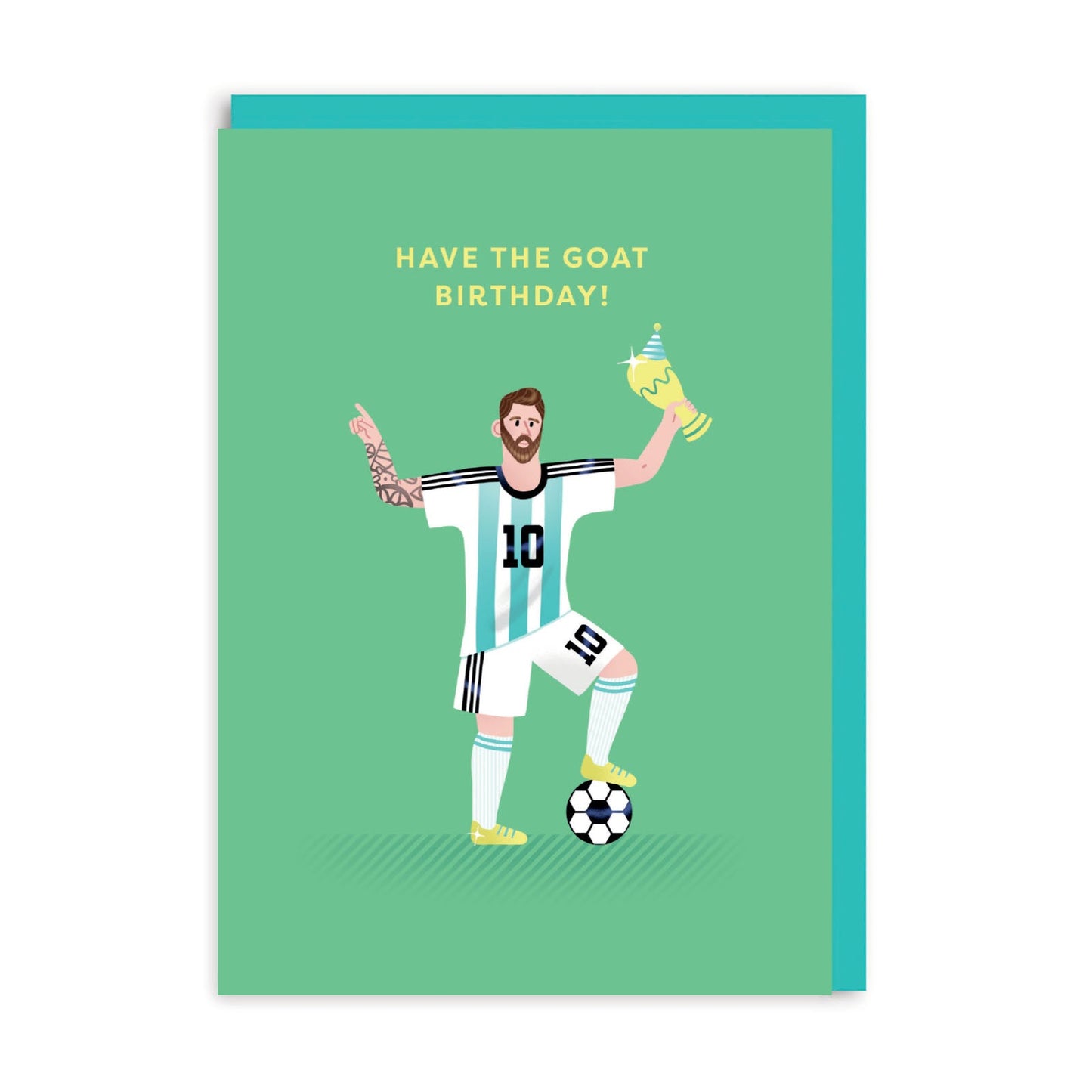 OHH DEER Card Birthday Lionel Messi GOAT