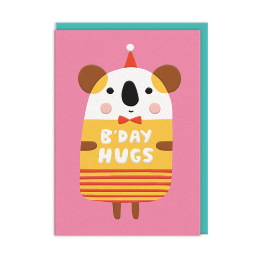 OHH DEER Card Birthday Koala Hugs