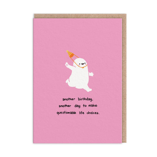 OHH DEER Card Birthday Life Choices Happy Birthday