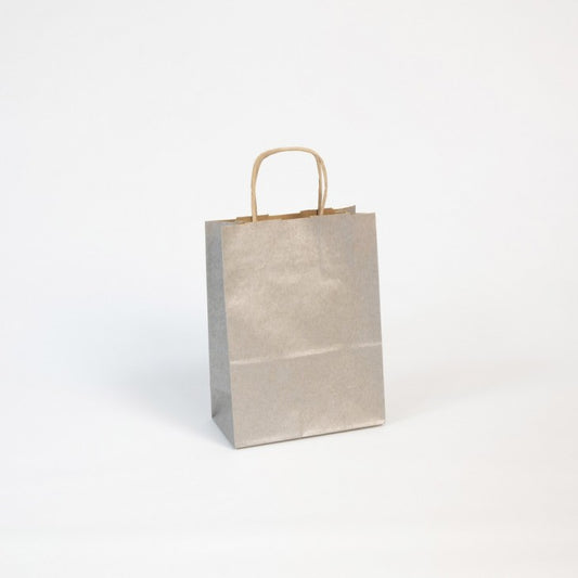 CLAIREFONTAINE Kraft Bags Plain Kraft 100g 16x8x21cm Silver 25s